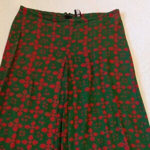 Exciting patterned colorful vintage skirt / Kwamee made in Australia